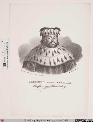 Bildnis Albrecht III. Achilles, Kurfürst von Brandenburg (reg. 1470-86)