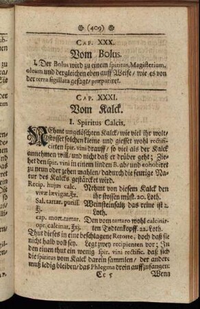 Cap. XXXI. Vom Kalck.