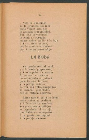 La boda