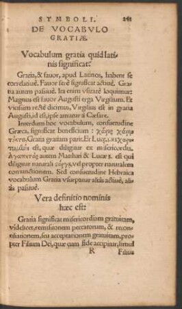 De Vocabulo Gratiae.