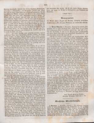 611-612 Kirchliche Mittheilungen