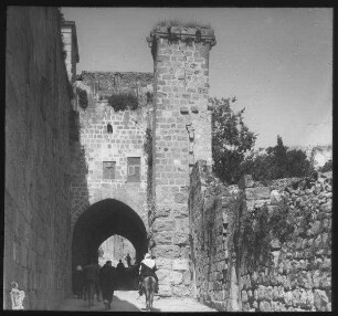 Jerusal. Motiv a/d Straßeneite der Burg Antonia [Jerusalem]