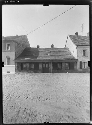 Delitzsch, Badergasse 21. Wohnhaus. Straßenfront