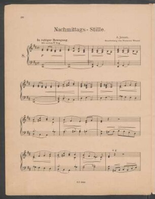 Nachmittags-Stille