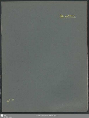 Harmonie pour 2 Oboes ou Flûtes, 2 Clarinettes, 2 Cors et 2 Bassons : No. 1