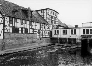 Elektrizitätswerk, ehem. Werramühle; Wanfried, Unter der Tränke 1, Unter der Tränke, Mühlgraben