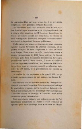 Rapport sur la situation de la Société : en ... 1873 (1874)