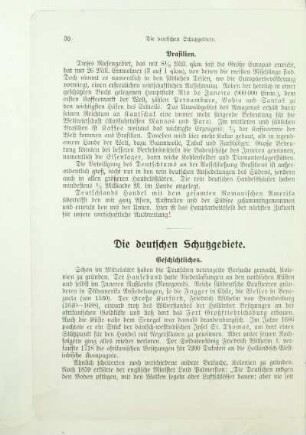 Die deutschen Schutzgebiete