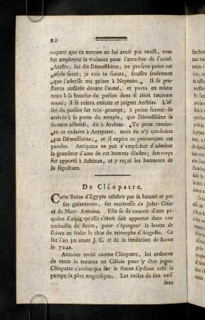 12-20, De Cleopatre