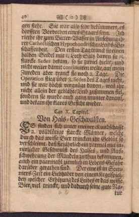Das X. Capitel. Von Hals-Geschwülsten