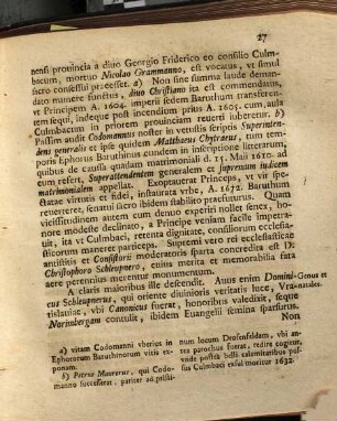 L. J. J. Langii Historia superintendentium Burggraviatus Norici superioris generalium. [2], Continuatio [1]