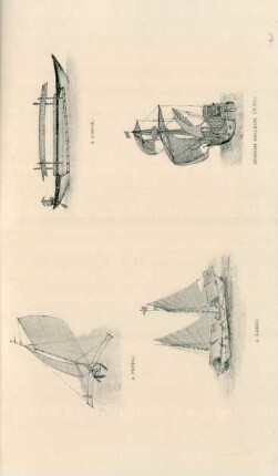 A prahu. A canoe. A casco. Spanish galleon