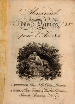 Almanach des dames : pour l'an ..., 1816