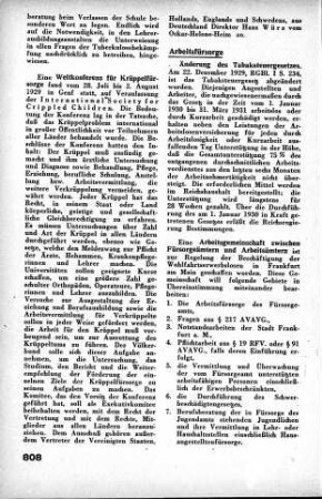 Weltkonferenz für Krüppelfürsorge, 1929, Genf [Gesundheitsfürsorge]