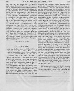 Fecht, C. L.: Über die Fortdauer des menschlichen Geistes. In Briefen. Freiburg: 1844