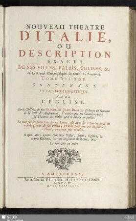 T. 2: Contenant. L'Etat Ecclesiastique Ou De L'Eglise