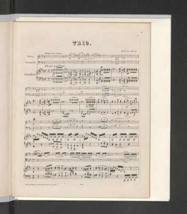 Trio. Pianoforte