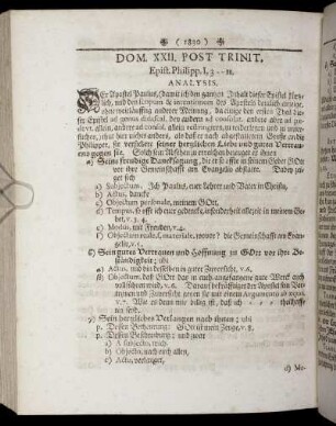 Dom. XXII. Post Trinit. - Dom. XXV. Post Trinit.