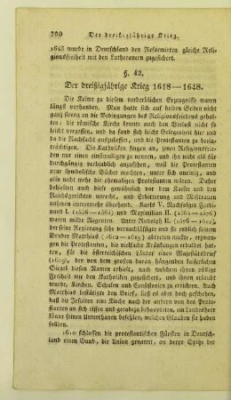 42. Der dreißigjährige Krieg 1618 - 1648