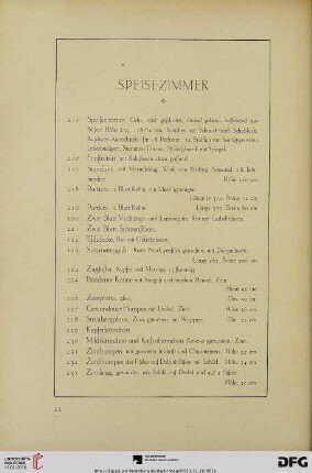 Speisezimmer (Nr. 215-282)