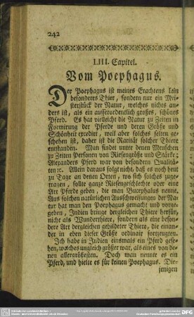 LIII. Capitel. Vom Poephagus
