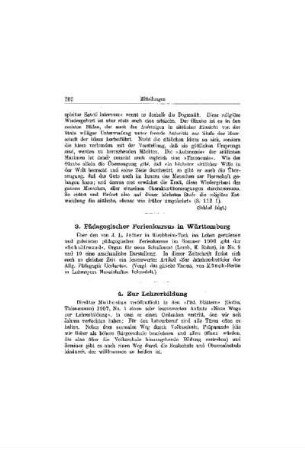 Zur Lehrerbildung