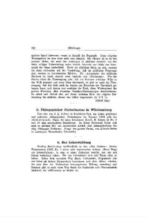 Zur Lehrerbildung