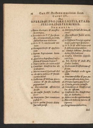Caput IV. De Operibus Ipso Iure Licitis, Et ...