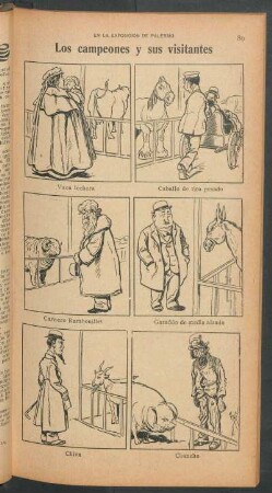 Los campeones y sus visitantes - [Cómic] : En la Exposición de Palermo