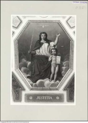 Die sieben Tugenden und die Werke der Barmherzigkeit, Justitia