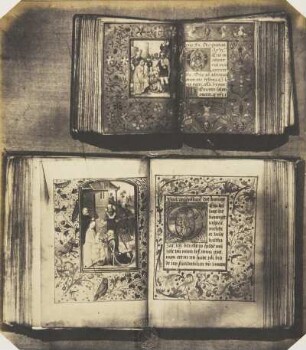 Miniaturen auf Pergament, italienische und niederländische Arbeit, sieben Achtel Naturgröße, 16. u. 15. [17.?] Jahrhundert