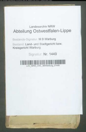 Erblasser: Grossjohann, Johann Christoph; Erblasser: Grossjohann, Maria Elisabeth, geb. Dey: