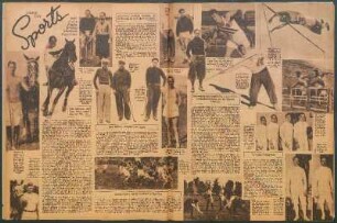 Todos los sports [Fotografías] : Golf, polo, rugby, hockey, atletismo, esgrima