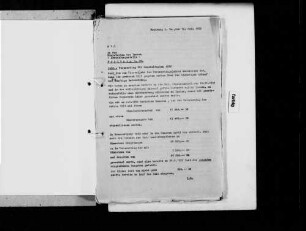 Vollzug und Aufstellung des Haushalts 1950 - 1952