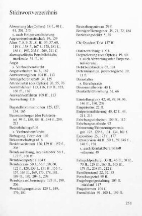 Stichwortverzeichnis