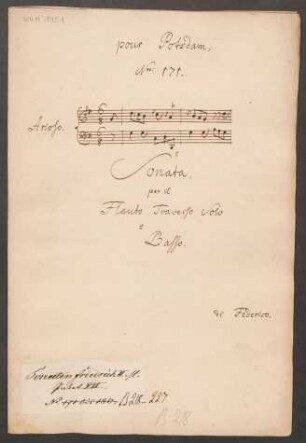 Sonaten; fl, bc; G-Dur; SpiF 65