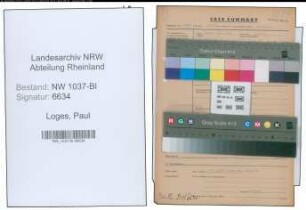 Entnazifizierung Paul Loges , geb. 00.00.0000 (Kaufmann)