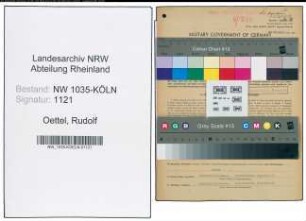 Entnazifizierung Rudolf Oettel , geb. 25.12.1912 (Ingenieur)