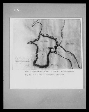 Plan der Stadtbefestigung