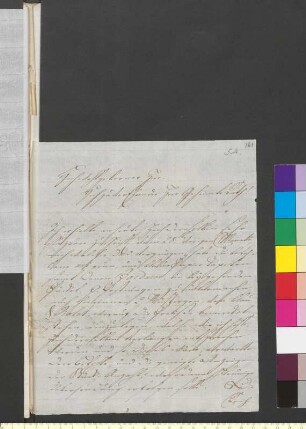 Brief von Nothnagel, Johann Andreas Benjamin an Goethe, Johann Wolfgang von