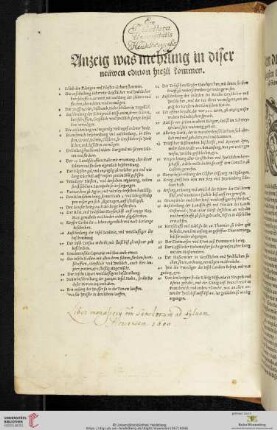 Anzeig was mehrung in diser neüwen edicion hiezu kommen