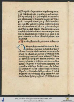 Quare varia est conditio penarum infernorum