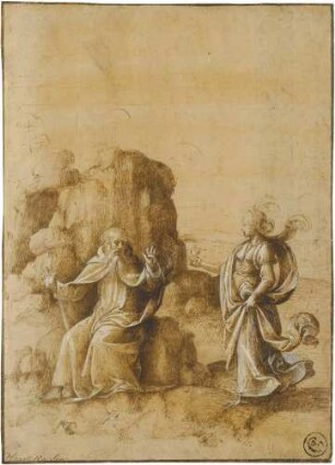 Die Versuchung des heiligen Antonius (recto)