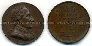 Series numismatica universalis virorum illustrium, Medaille auf Christian Fürchtegott Gellert