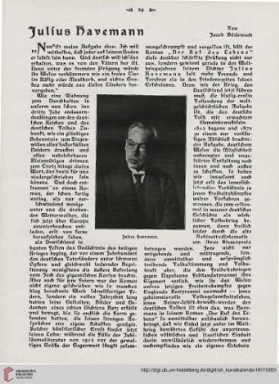 Julius Havemann