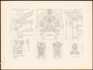 Reichsgericht, Leipzig: Tafel 32: Halle (Details) (aus: Der Reichsgerichtsbau zu Leipzig, Berlin 1898)