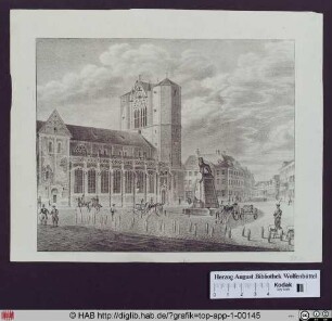 Der Burgplatz in Braunschweig