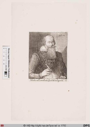 Bildnis Sebastian Kurz (lat. Curtius) d. Ä.