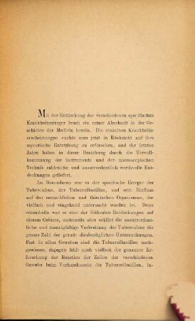 Ueber das Verhalten des Tubercelbacillus zur quergestreiften Muskulatur