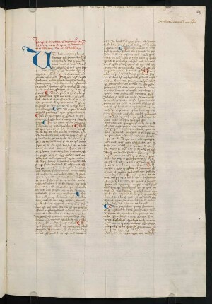 43r-48v, De consuetudine et iure non scripto. Incipit tractatus de consuetudine et iure non scripto per dominum Nicolaum de Matarellis.